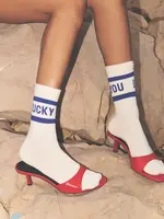 By-Bar Lucky Oyster Socks - Kingsblue