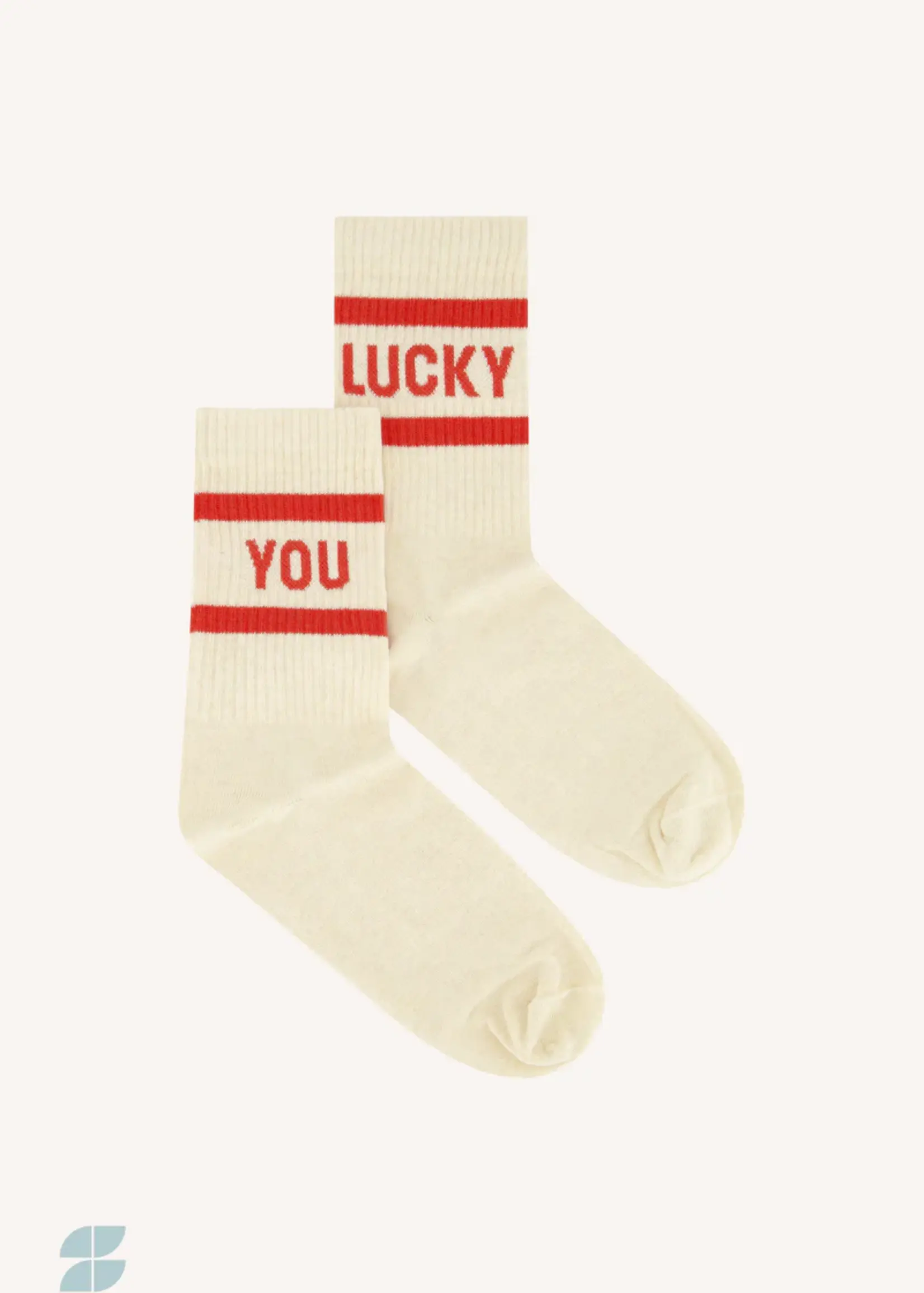 By-Bar Lucky Oyster Socks - Poppy Red