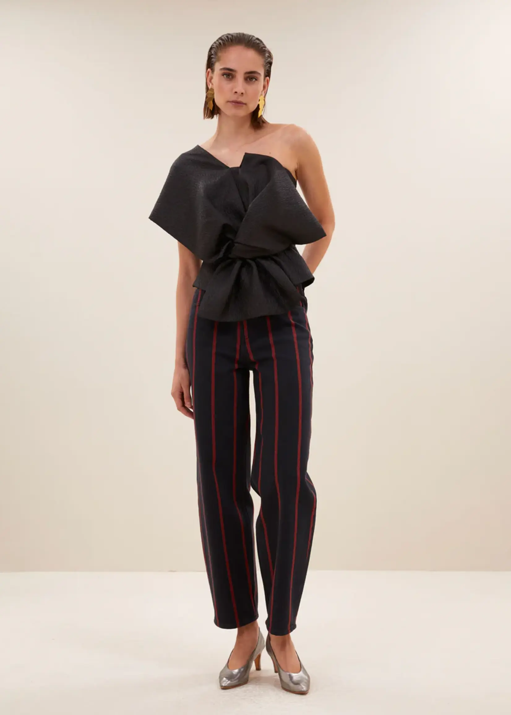 By-Bar Jula Bubble Top - Jet Black