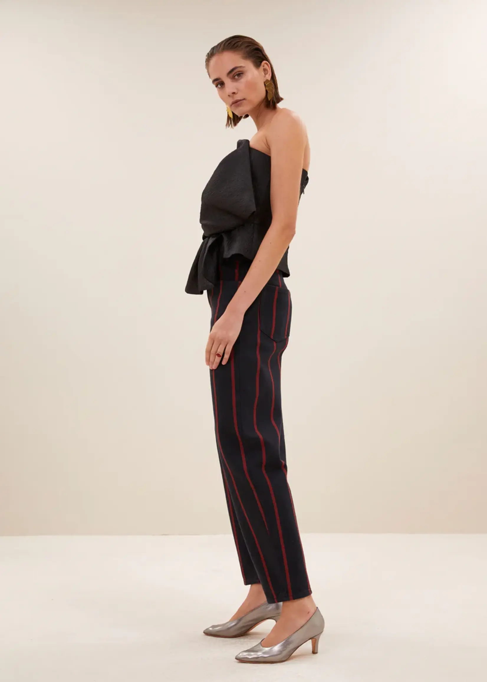 By-Bar Jula Bubble Top - Jet Black