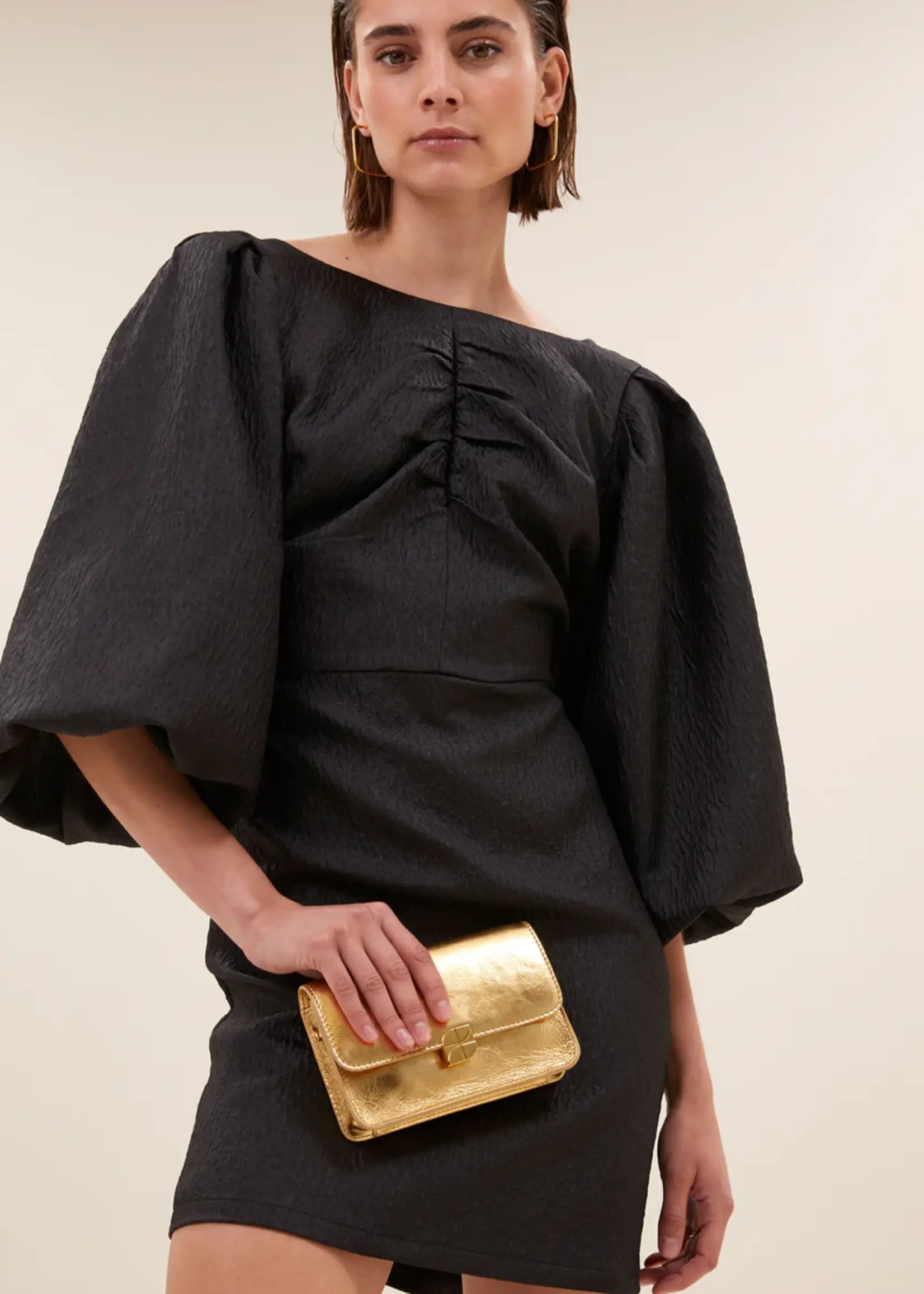 By-Bar Mimi Bubble Dress - Jet Black