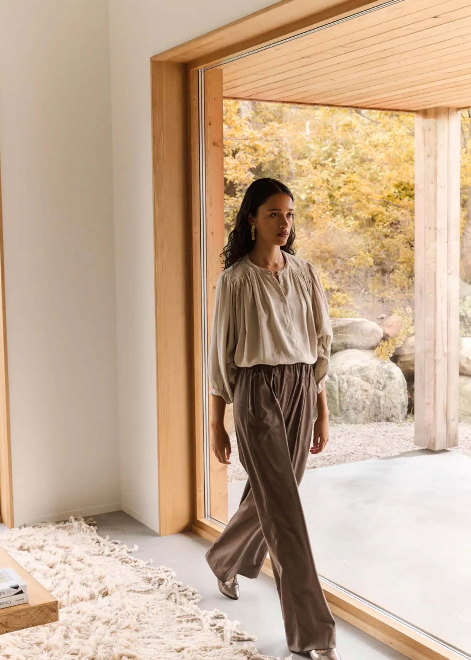 By-Bar Benji Melange Pants - Biscuit Melee