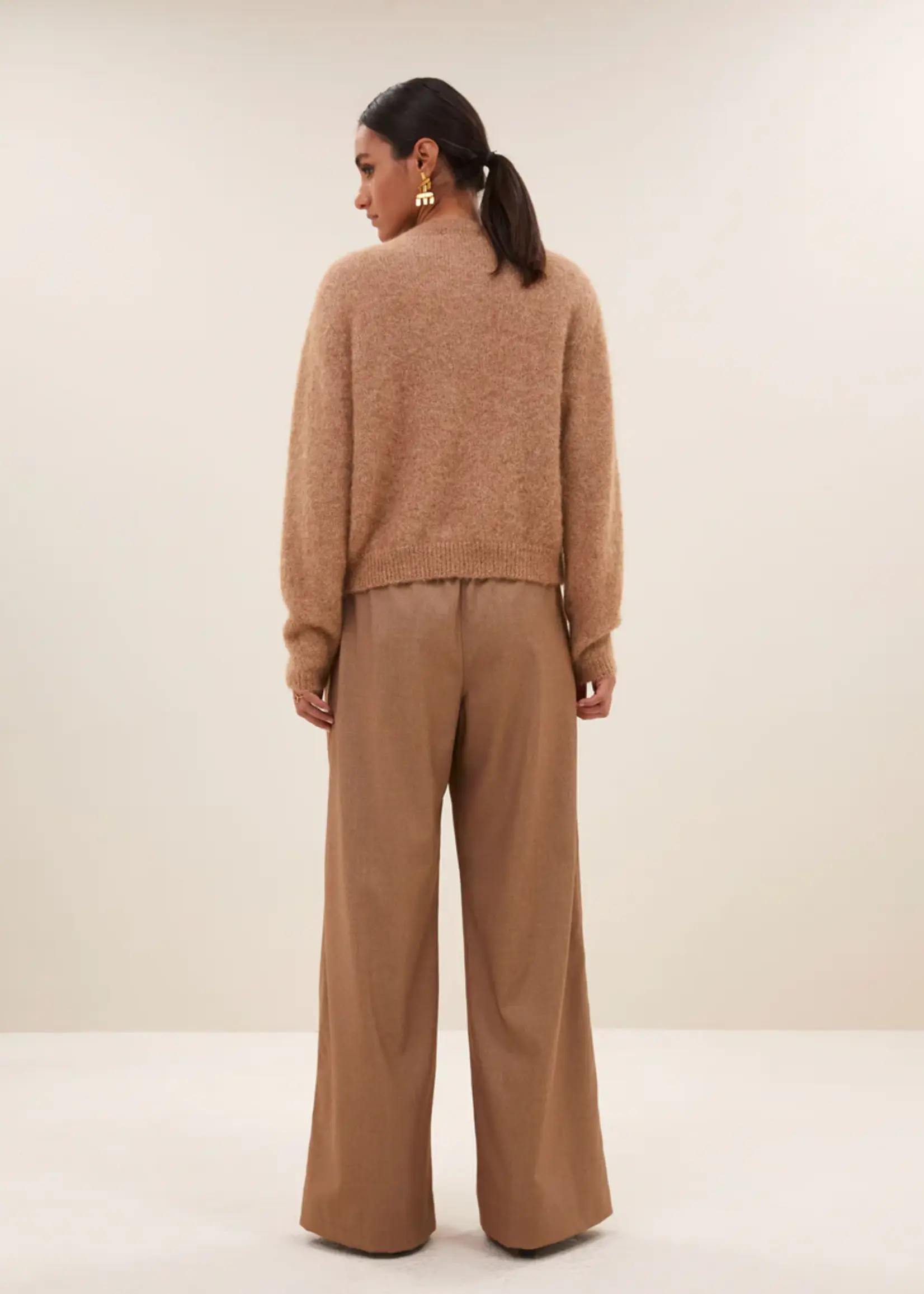 By-Bar Benji Melange Pants - Camel Melee