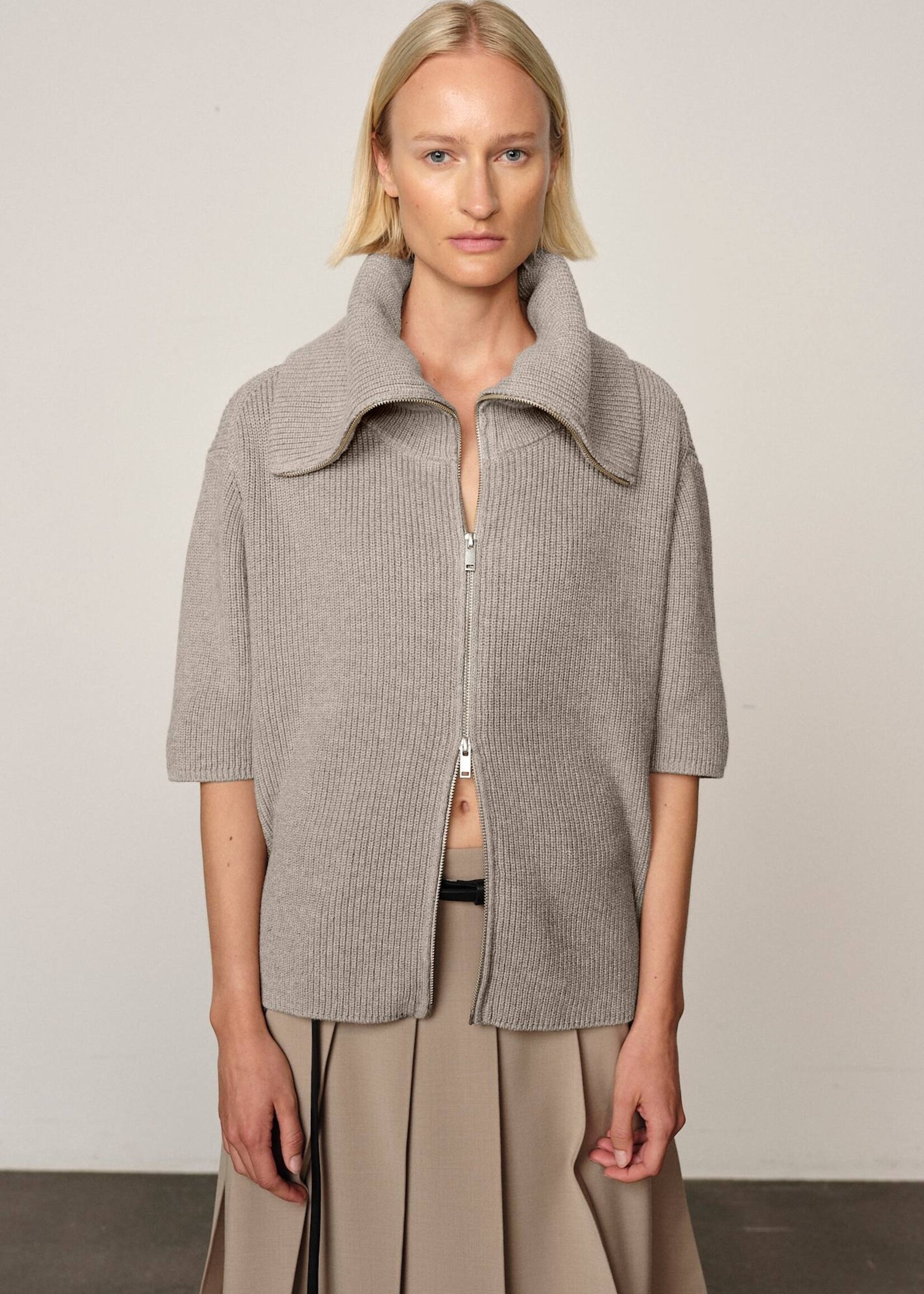 Birgitte Herskind Adanne Knit Cardigan - Light Grey