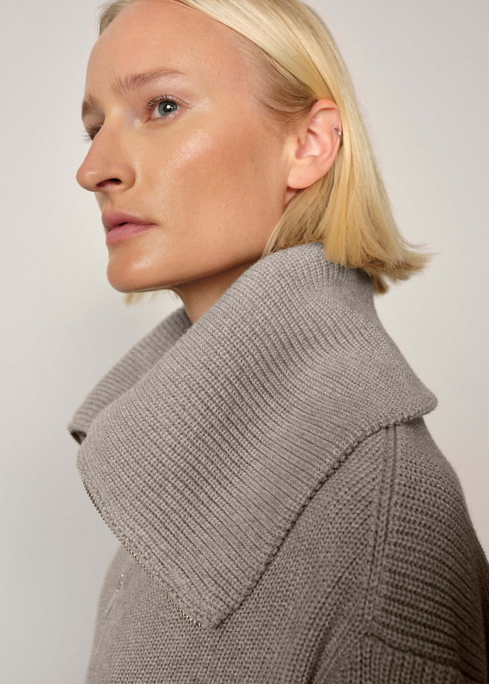 Birgitte Herskind Adanne Knit Cardigan - Light Grey