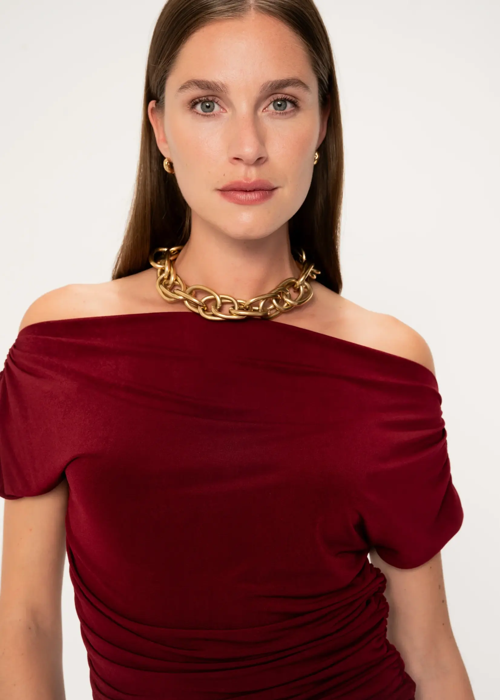 Viveh SANA - Dress - Mulberry Red
