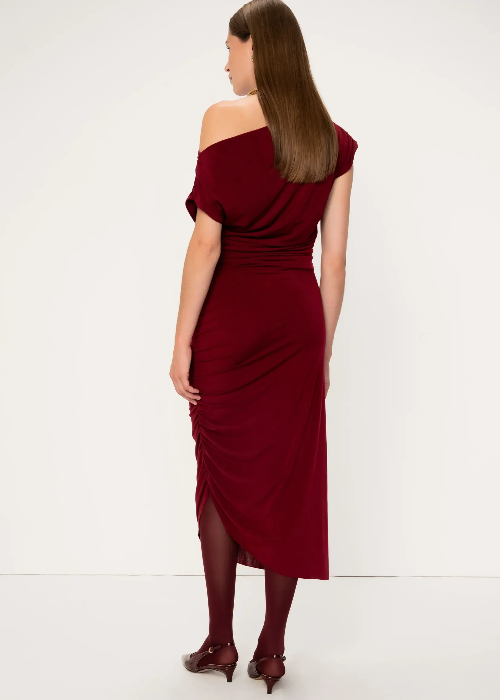 Viveh SANA - Dress - Mulberry Red