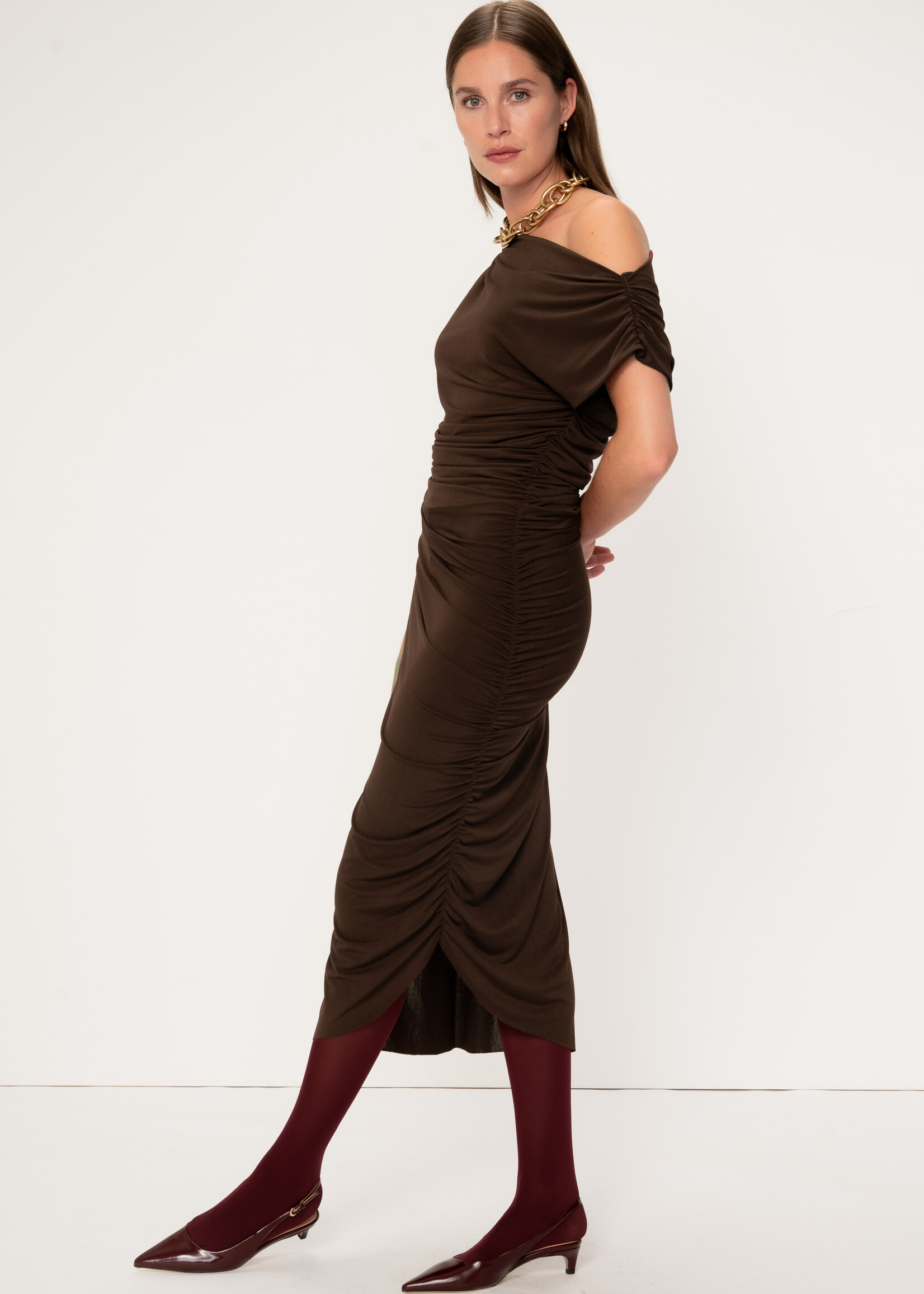 Viveh COLUMBINE - Dress - Mocha