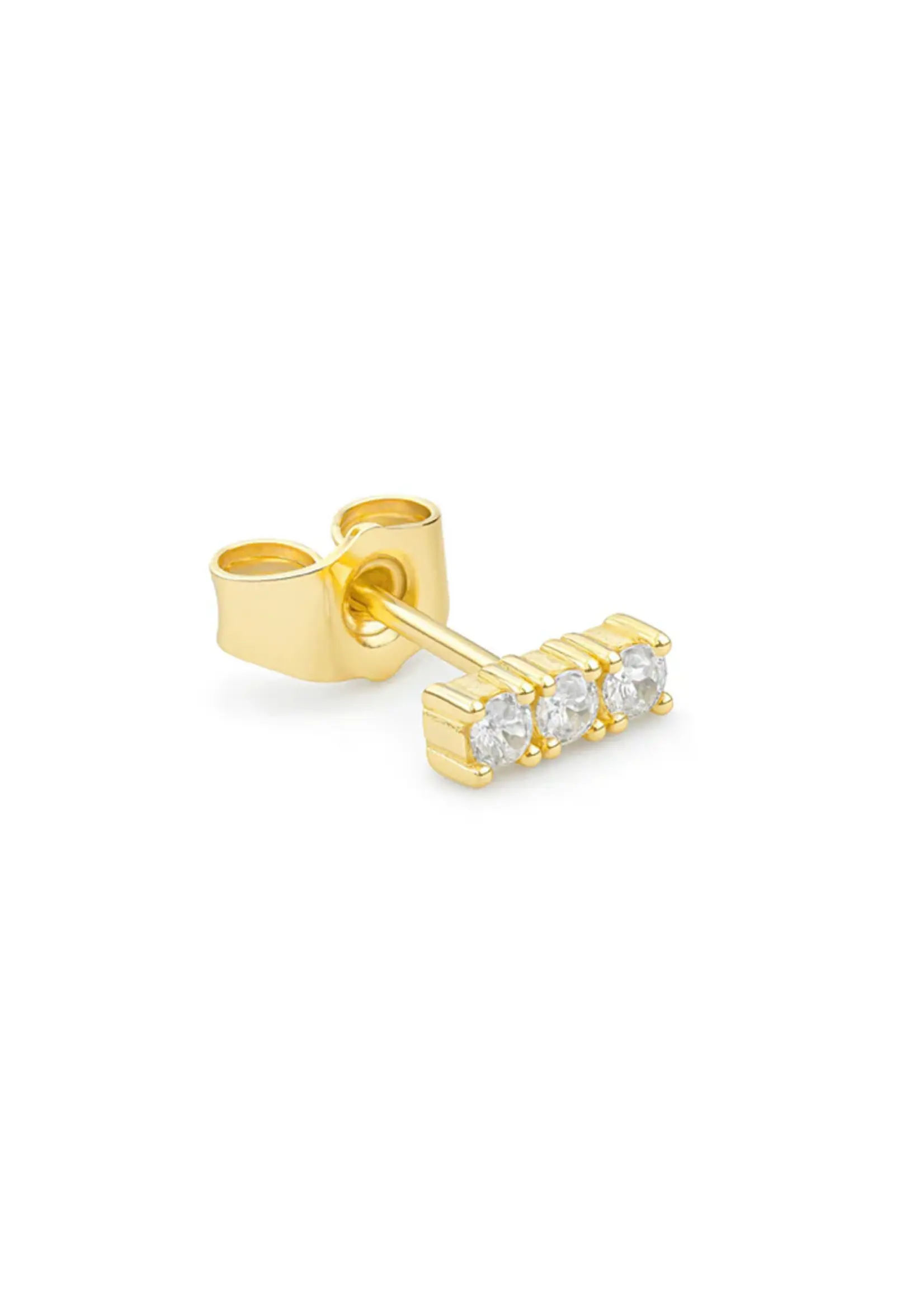 Billion Avenue TINY TRIO IRIS Earstud -  Gold