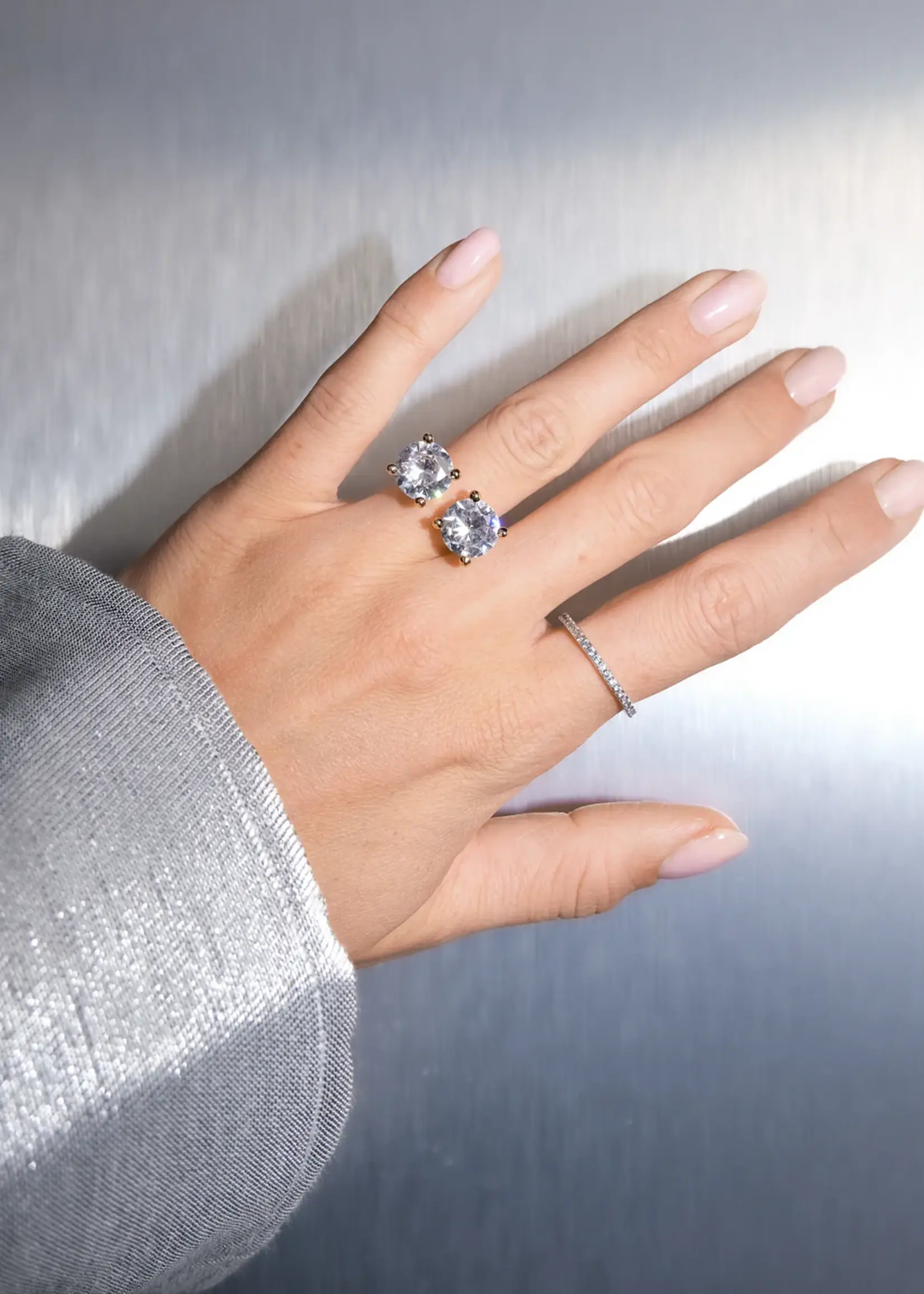 Billion Avenue DOUBLE Diamond Ring - Gold