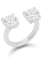 Billion Avenue DOUBLE Diamond Ring - Silver