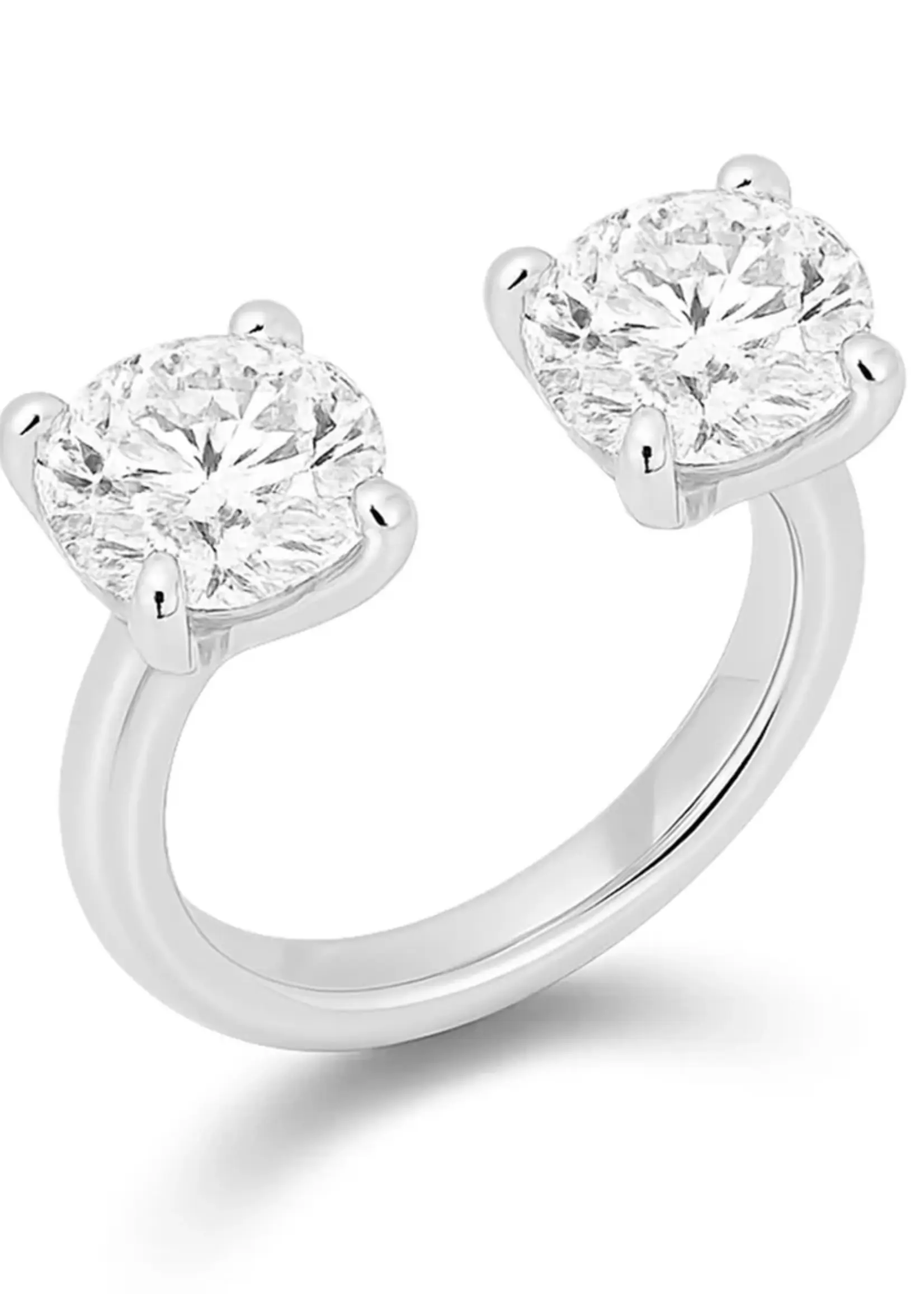 Billion Avenue DOUBLE Diamond Ring - Silver
