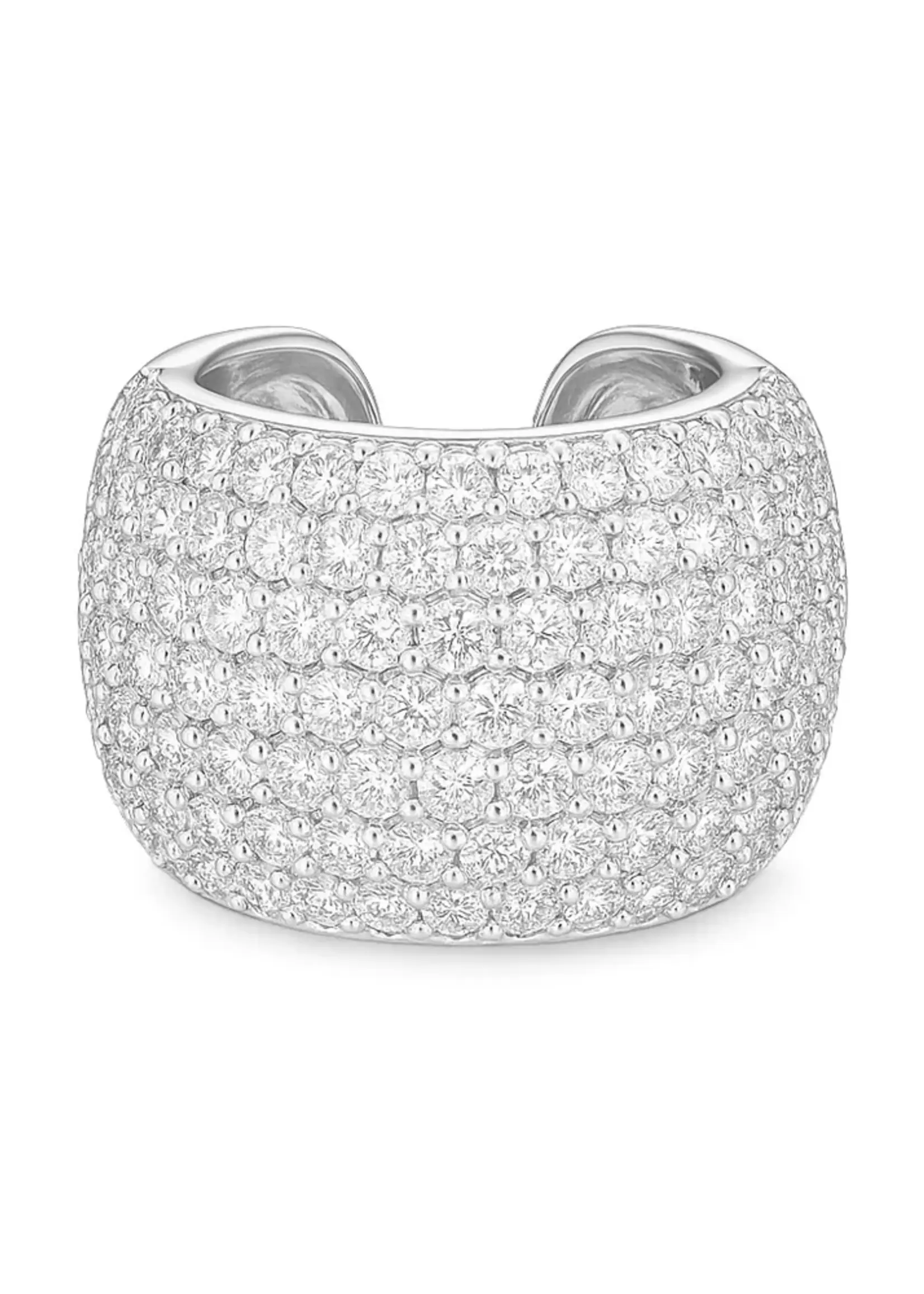 Billion Avenue ARA Diamond Earcuff - Silver