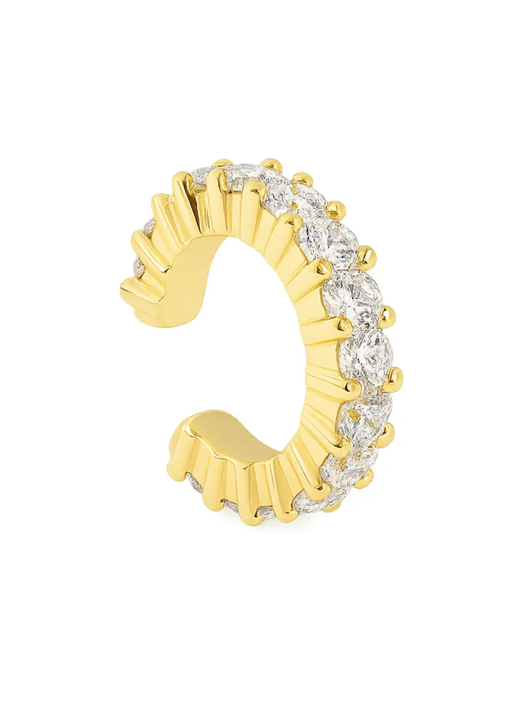 Billion Avenue IRIS Diamond Earcuff - Gold