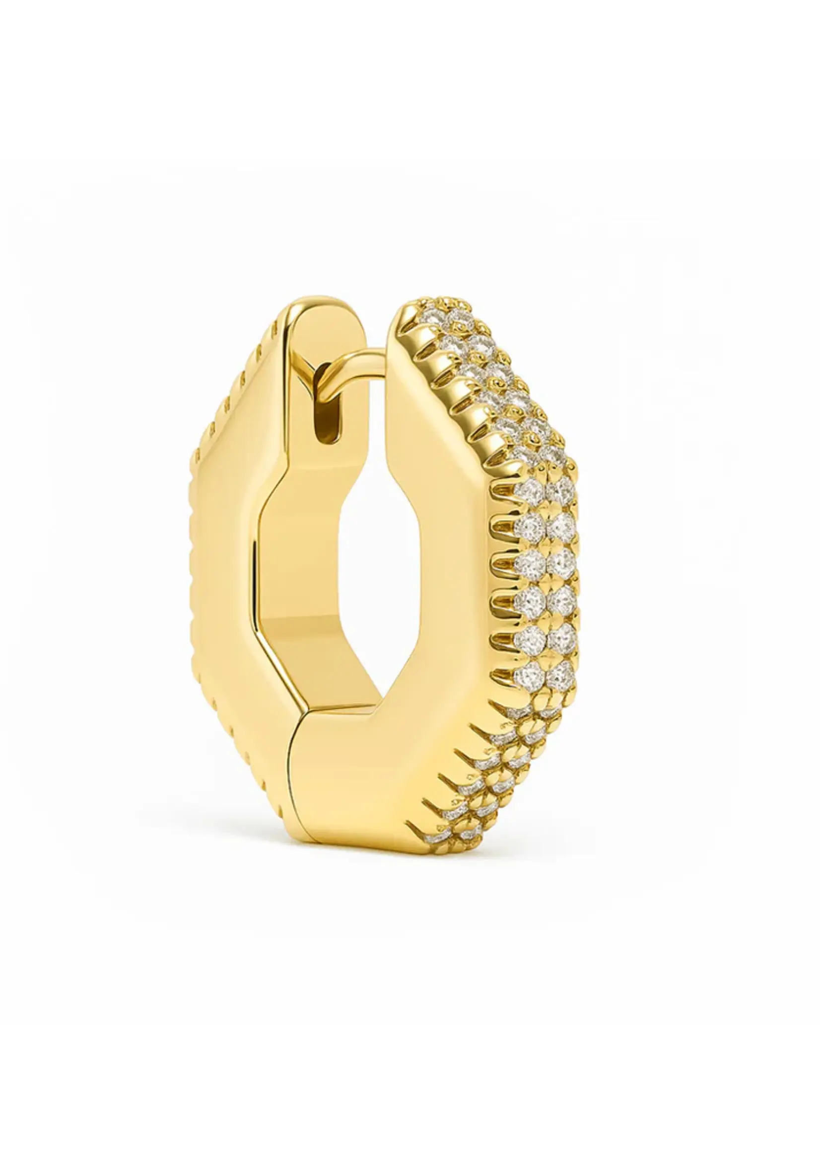 Billion Avenue Diamond BOY Earring - Gold