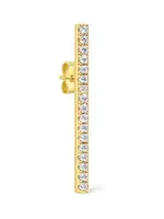 Billion Avenue BARI Diamond Earstud -Gold