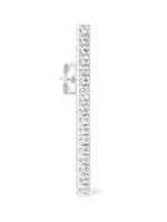 Billion Avenue BARI Diamond Earstud - Silver