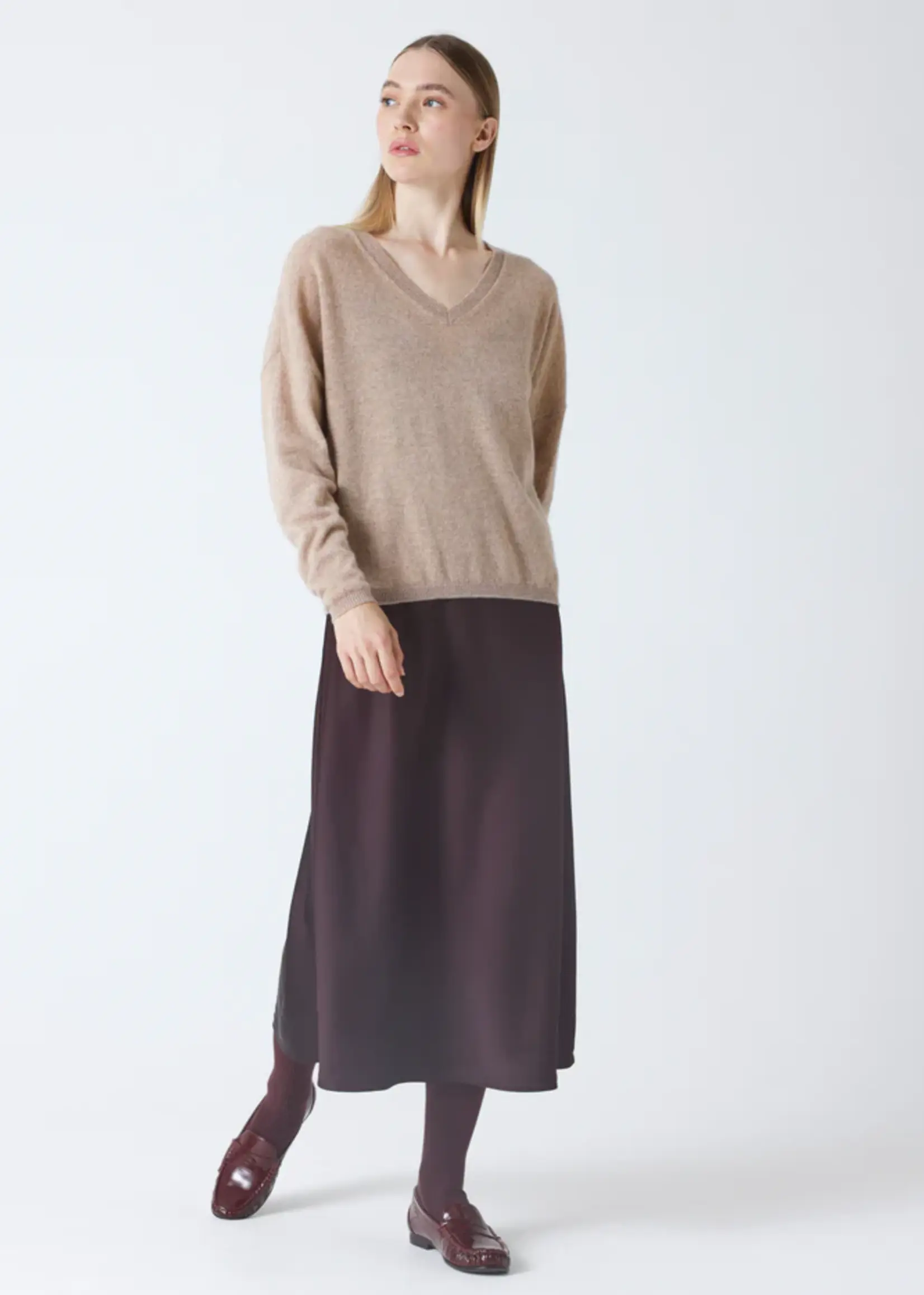 Absolut Cashmere Alicia Pull - Chestnut