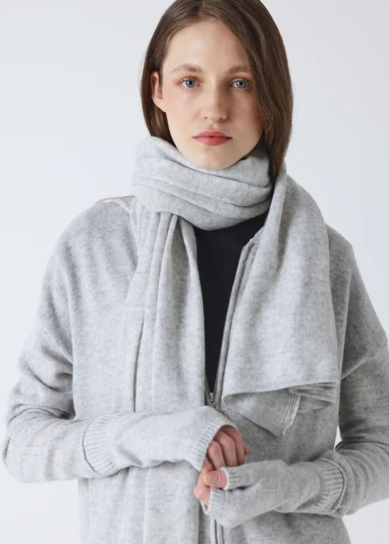 Absolut Cashmere Infinity Scarf - Light Grey