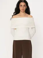 Viveh BOXUS - Off Shoulder Top - Coconut Milk