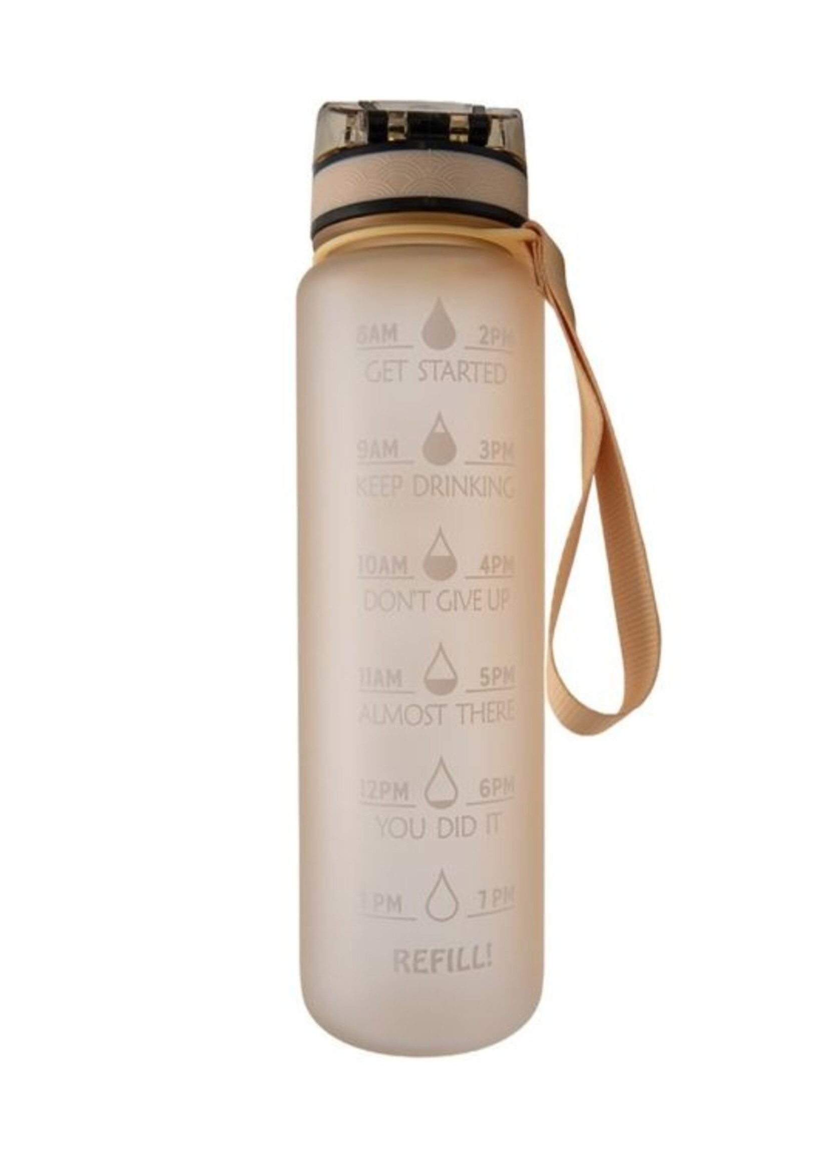 BBody Motivational Bottle 1L - Beige