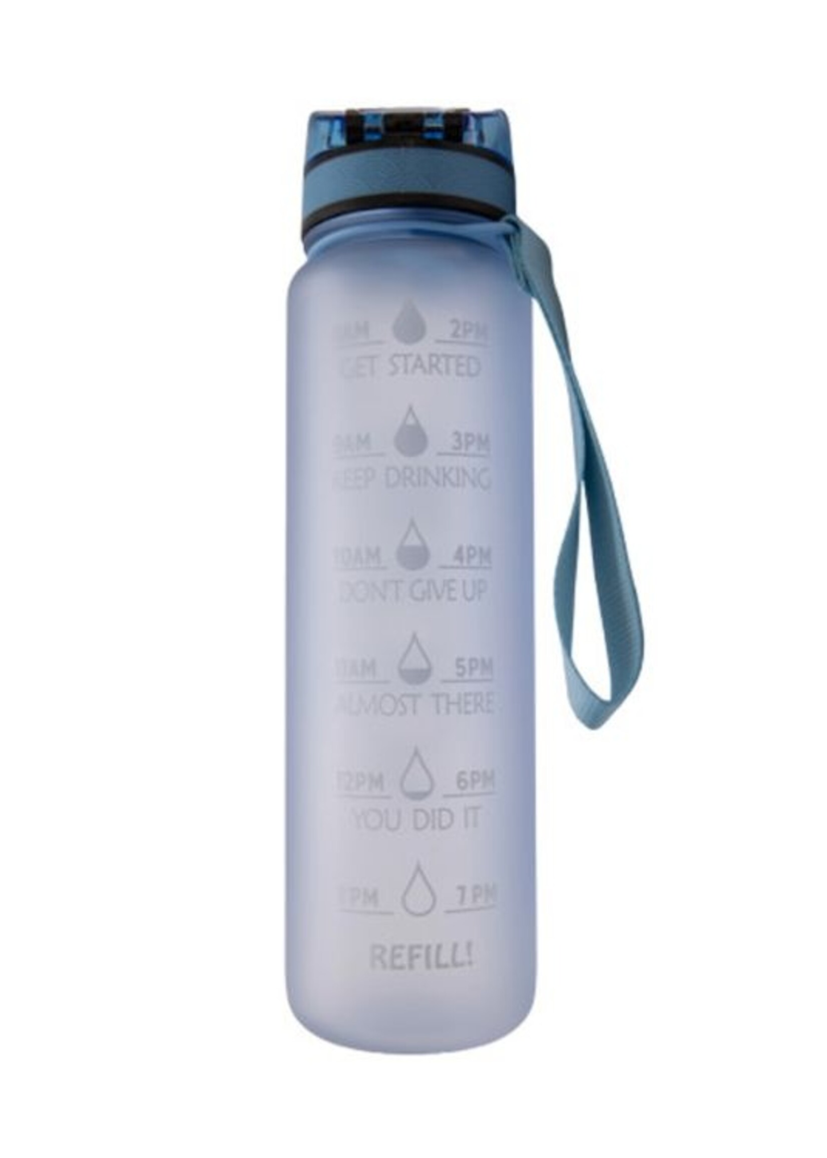 BBody Motivational Bottle 1L - light Blue