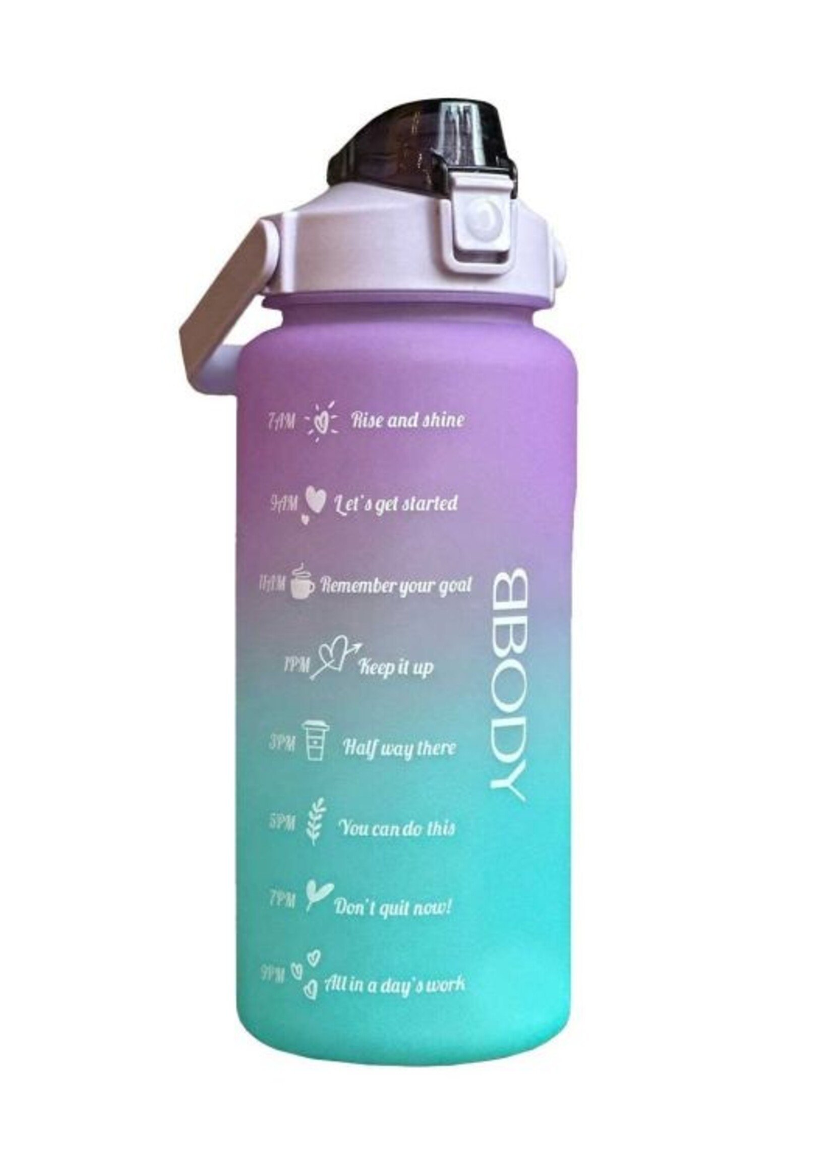 BBody Motivational Drink Bottle 2L