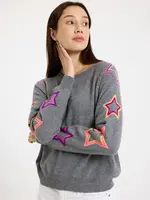 Brodie Pop Star Crew Pull - Mid Grey