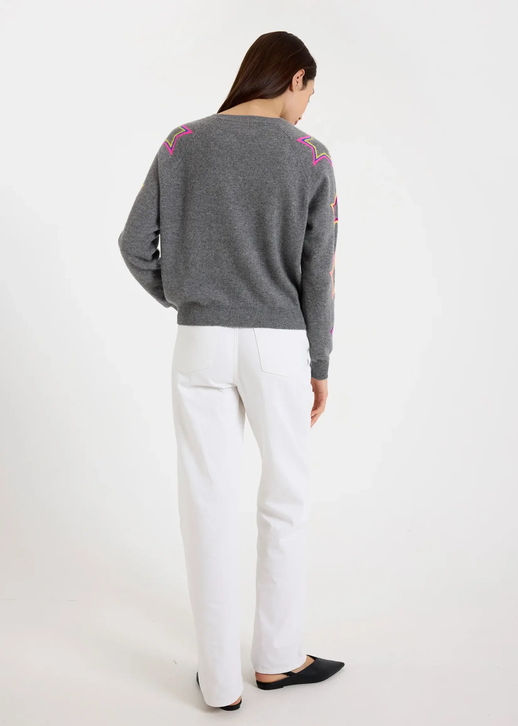 Brodie Pop Star Crew Pull - Mid Grey