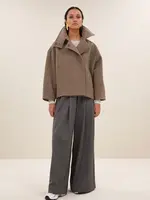 By-Bar Rika Coat - Dark Sand