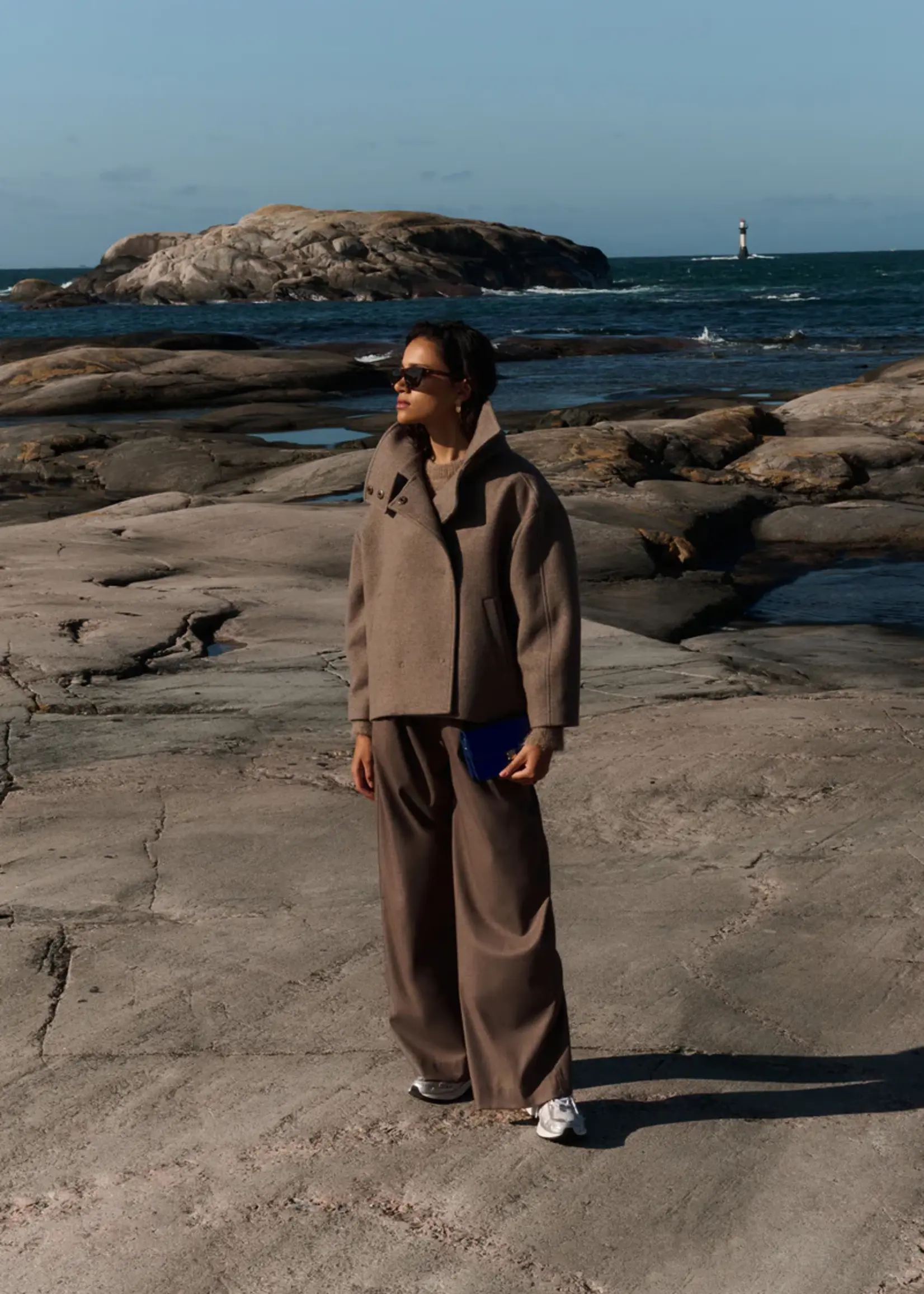 By-Bar Rika Coat - Dark Sand