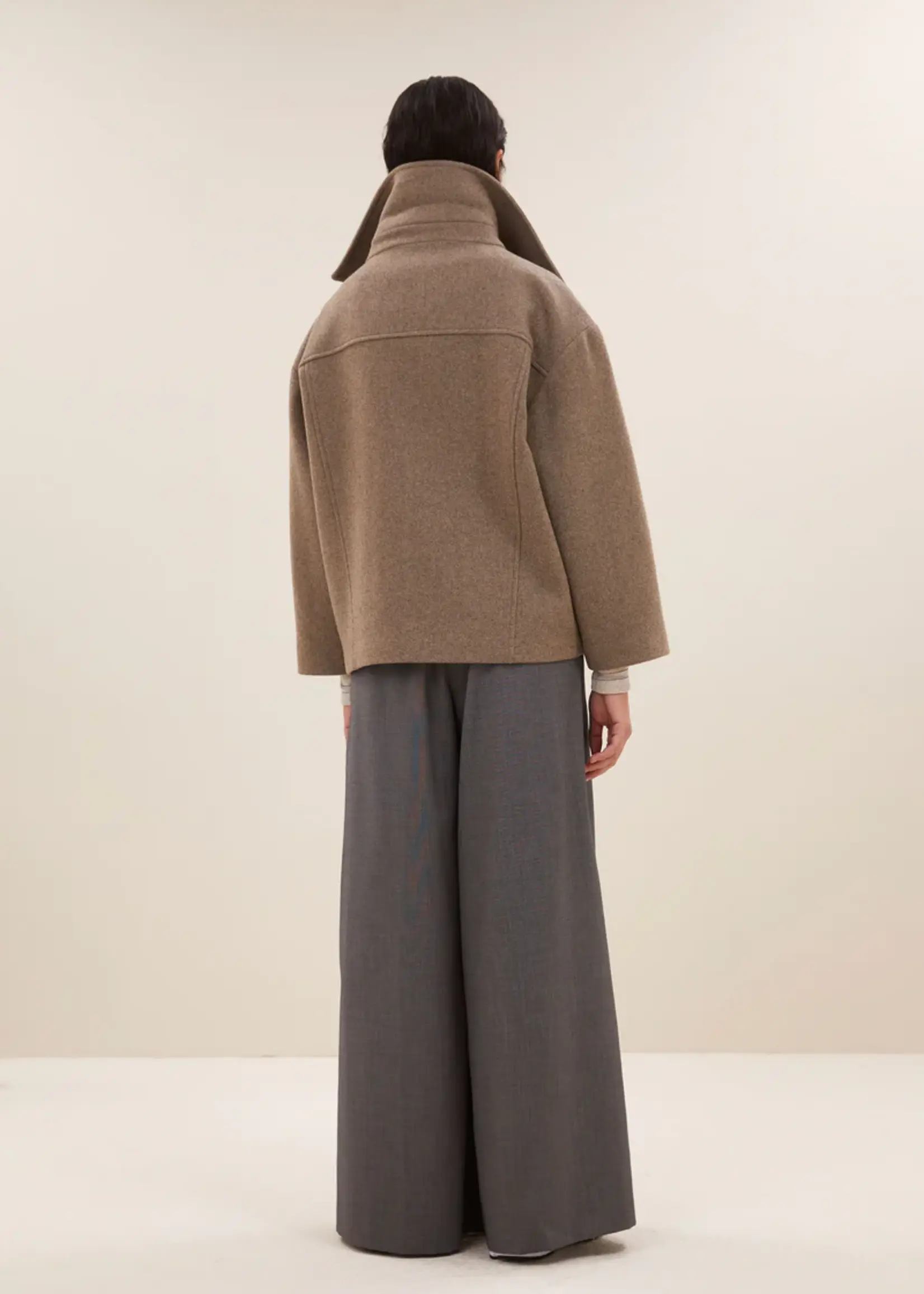 By-Bar Rika Coat - Dark Sand