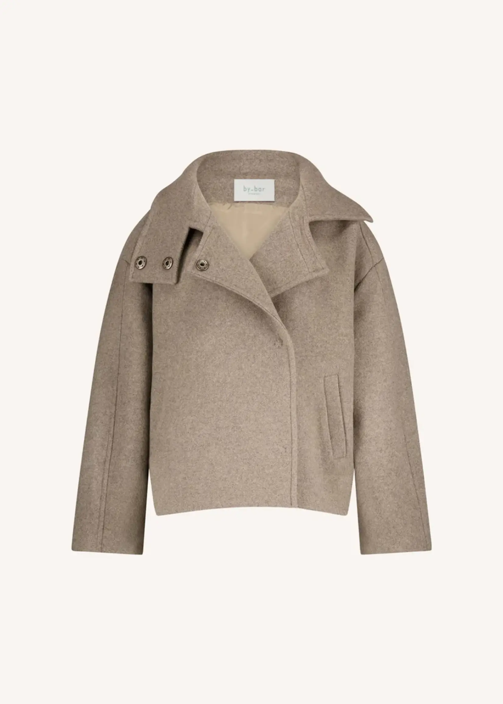 By-Bar Rika Coat - Dark Sand