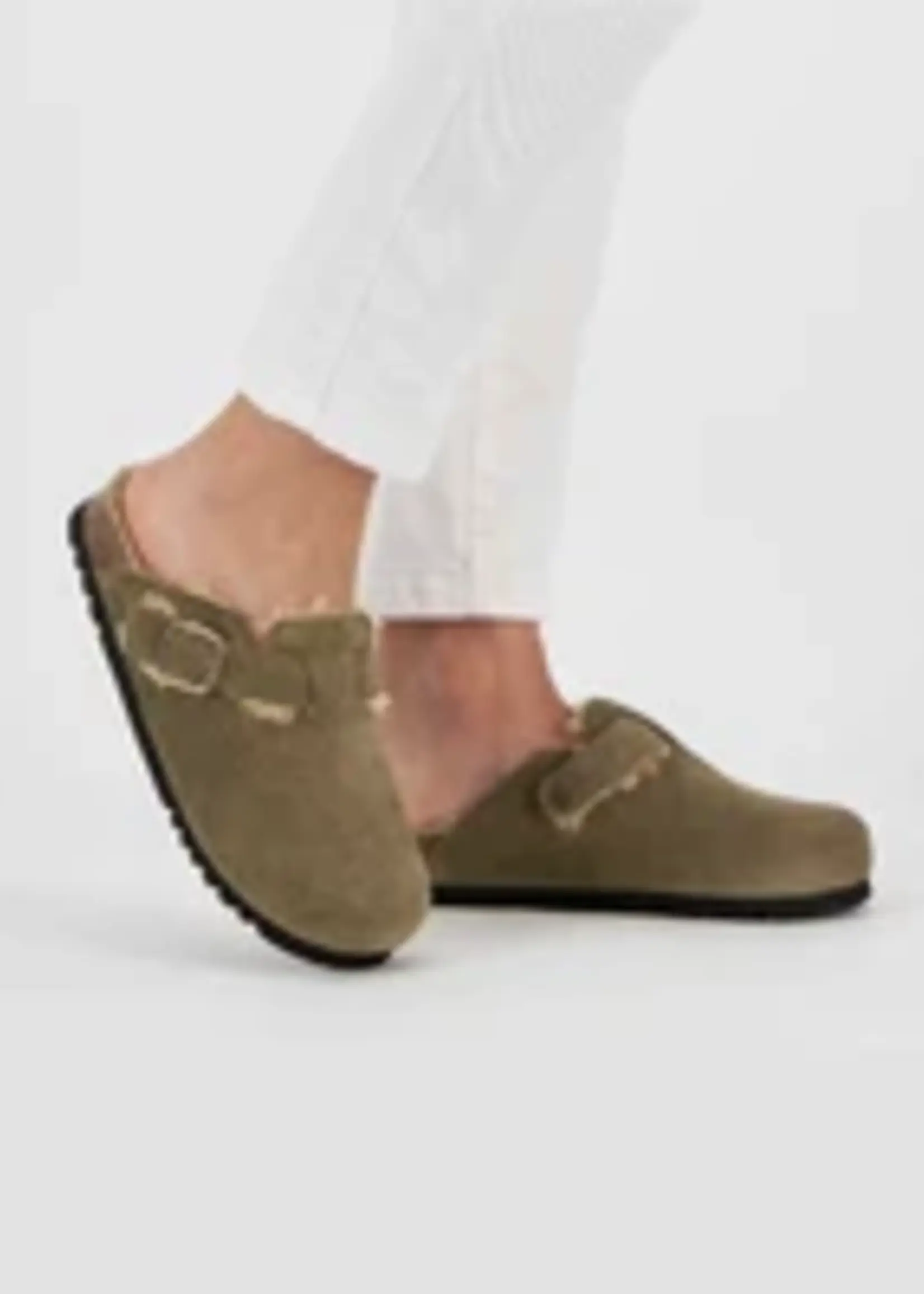 Scholl Fae new Fur Sue - Khaki