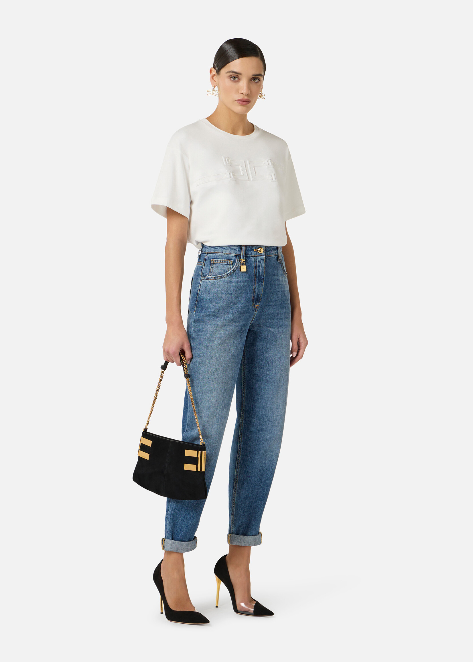 Elisabetta Franchi Jeans Blue Vintage