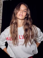 Haute L'Amitié Studio Logo Sweater Pearl Melange / Red