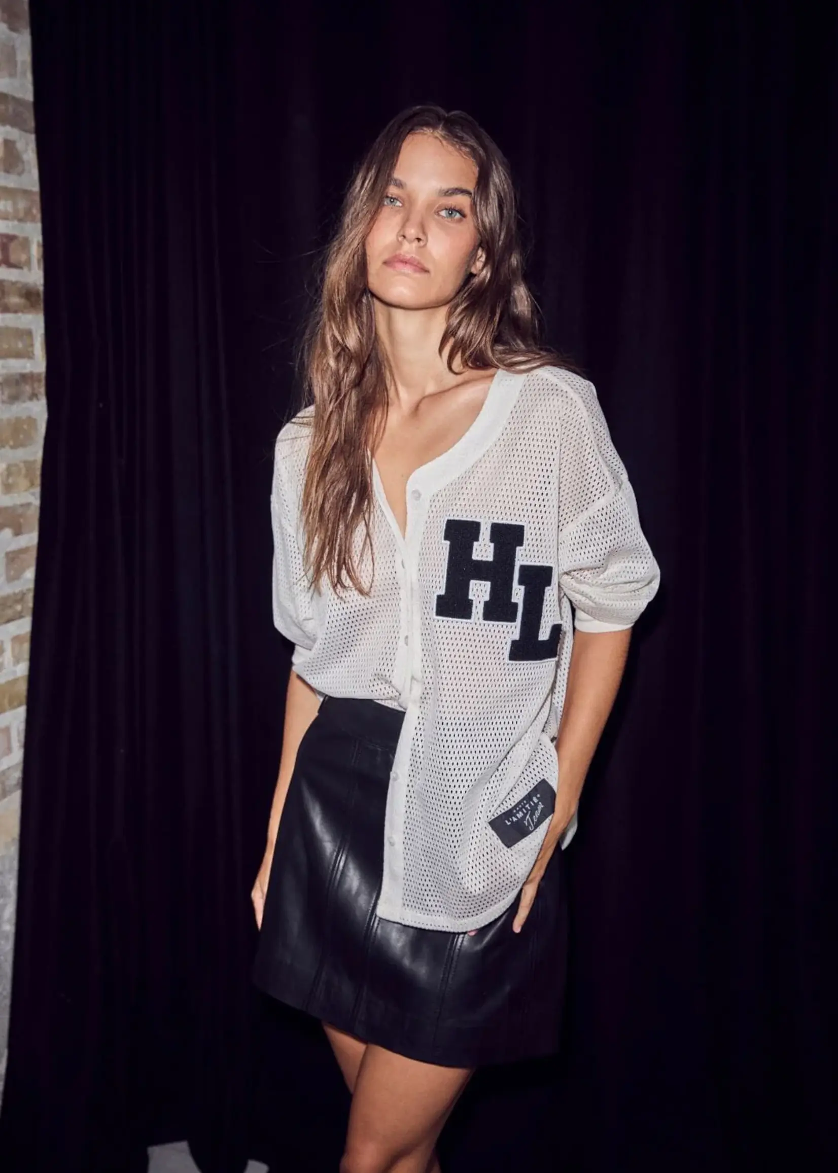 Haute L'Amitié Drift LS Court Blouse - Pearl