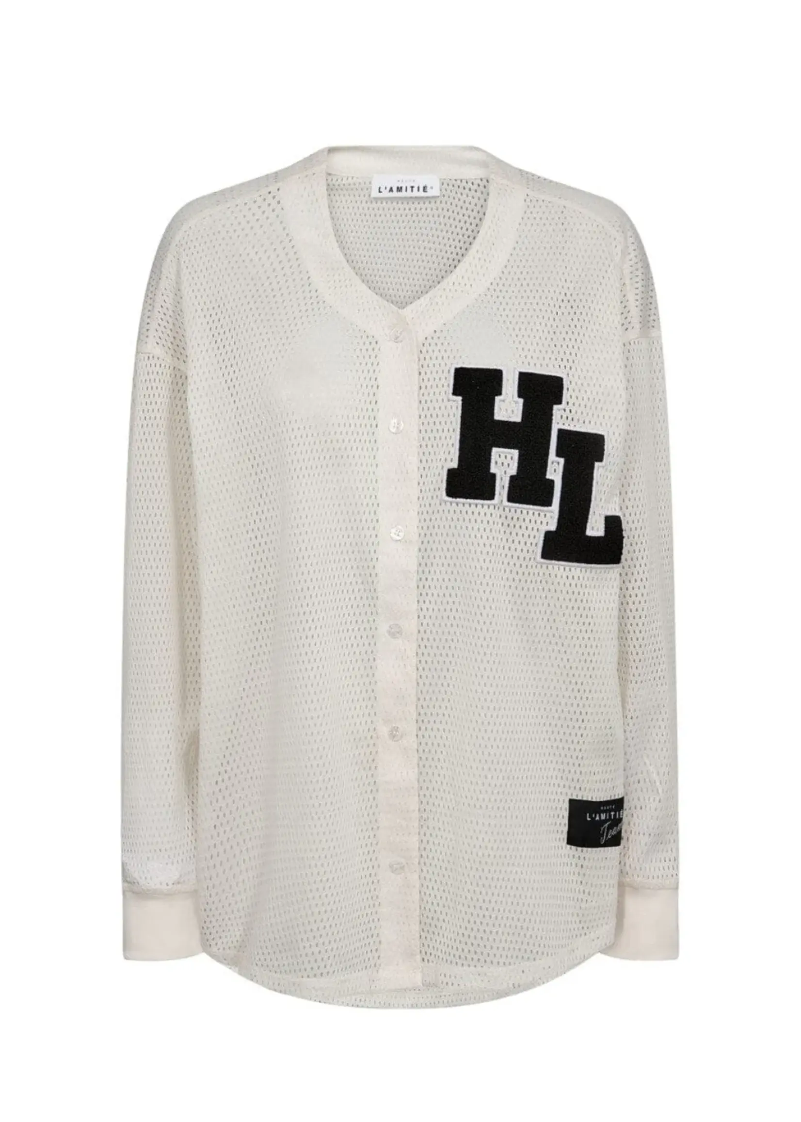 Haute L'Amitié Drift LS Court Blouse - Pearl