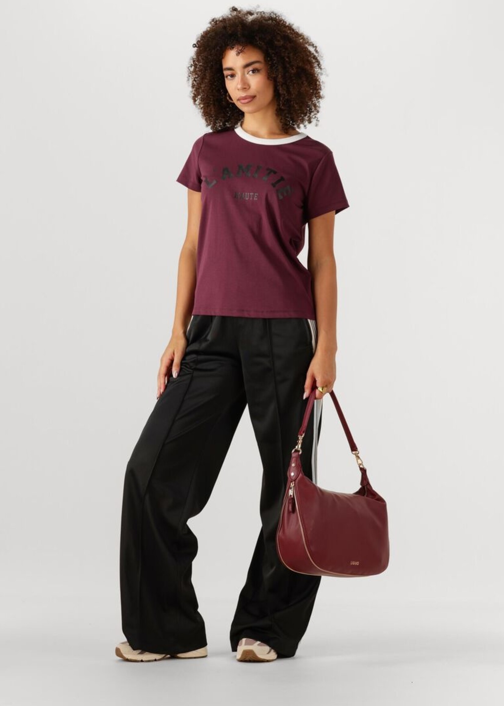 Haute L'Amitié Baggy Track Pants - Black