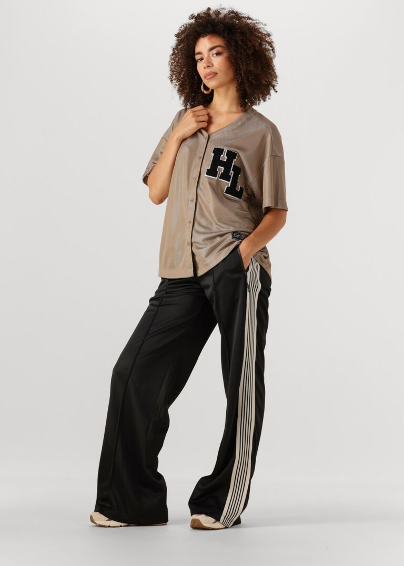Haute L'Amitié Baggy Track Pants - Black