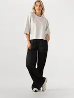 Haute L'Amitié Baggy Track Pants - Black