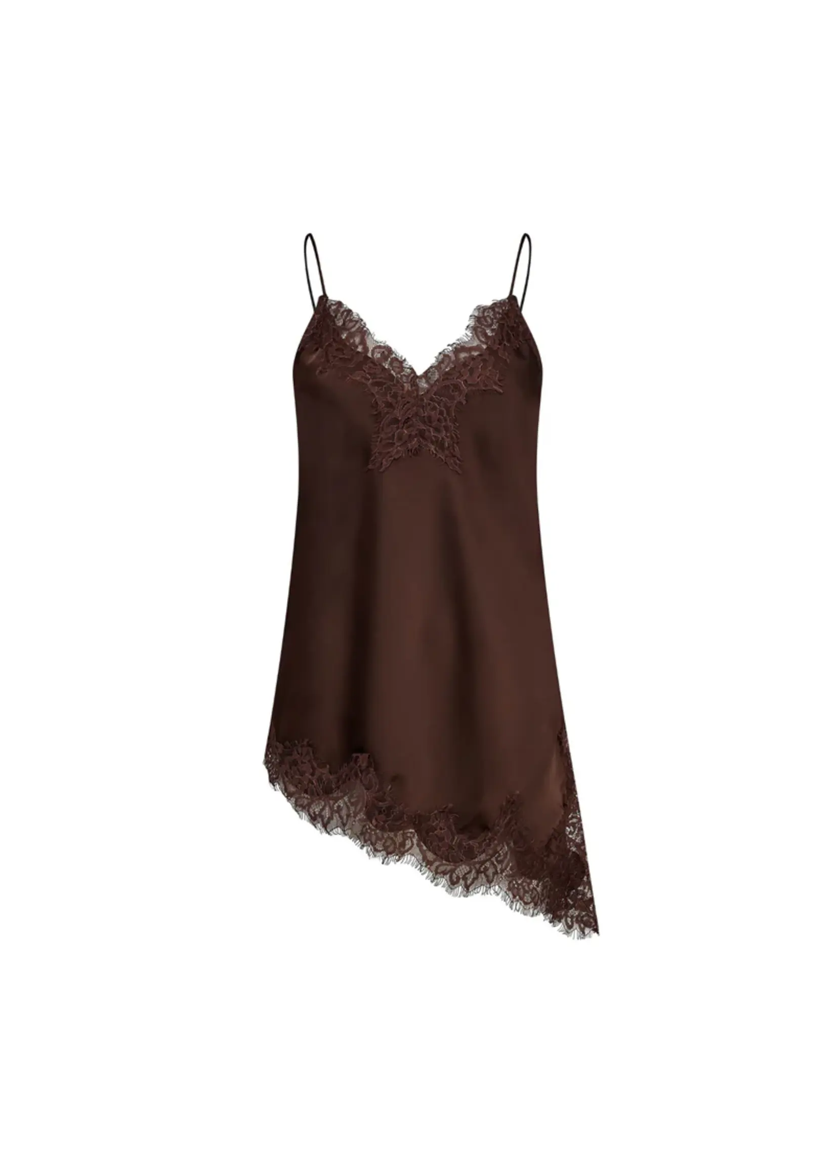 Haute L'Amitié Naomi Asym Lingerie - Top - Mocca