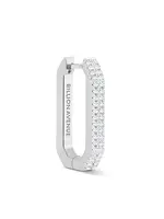 Billion Avenue OCTA Short Diamond Earrings - Silver