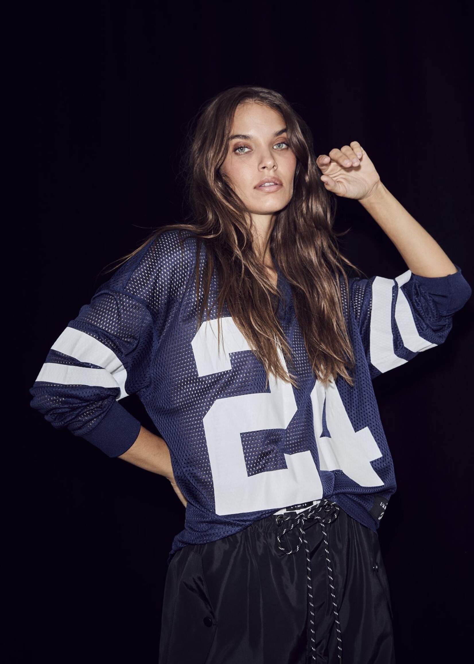 Haute L'Amitié Drift Number LS Tee - Navy