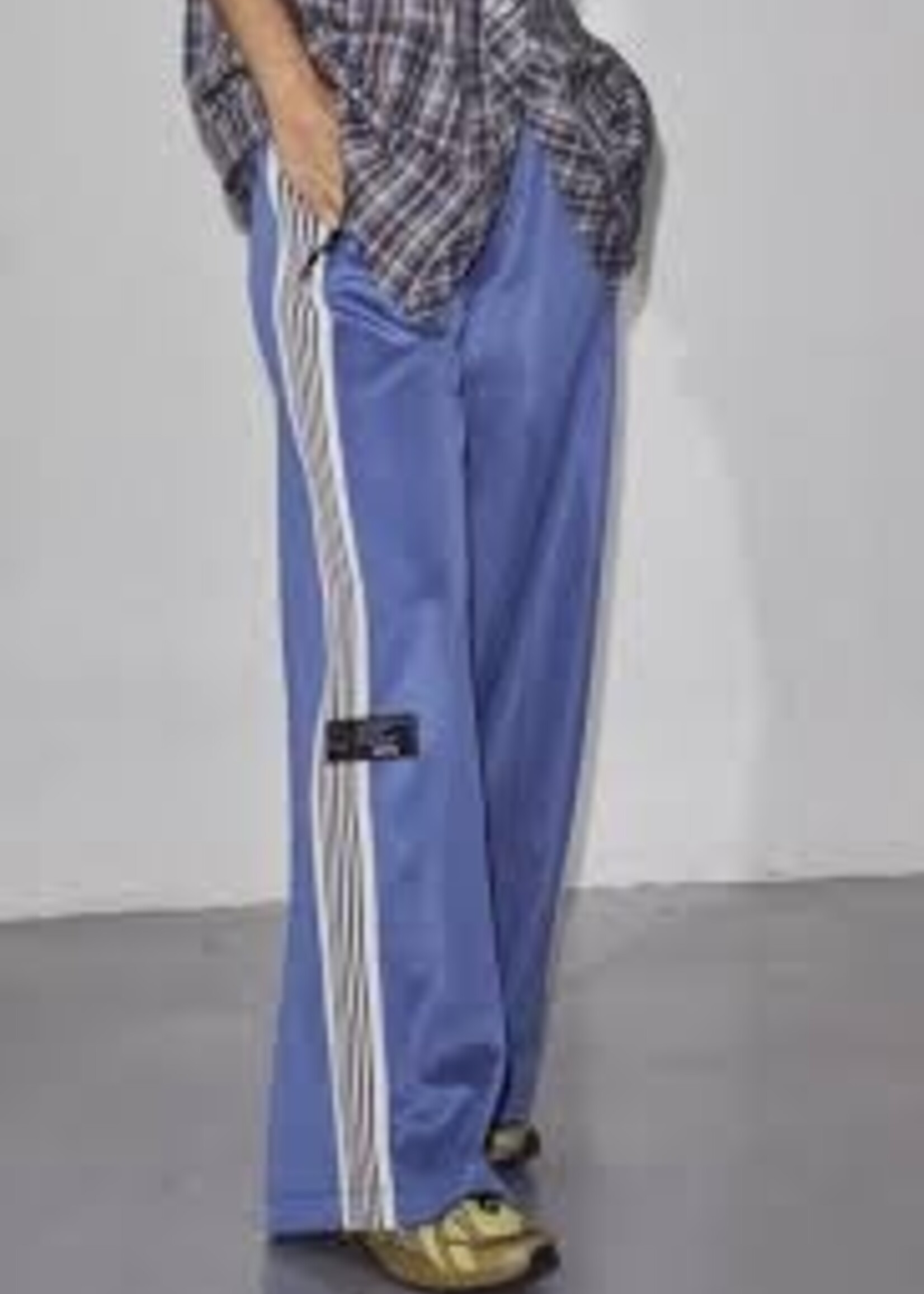 Haute L'Amitié Baggy Track Pants - Blue