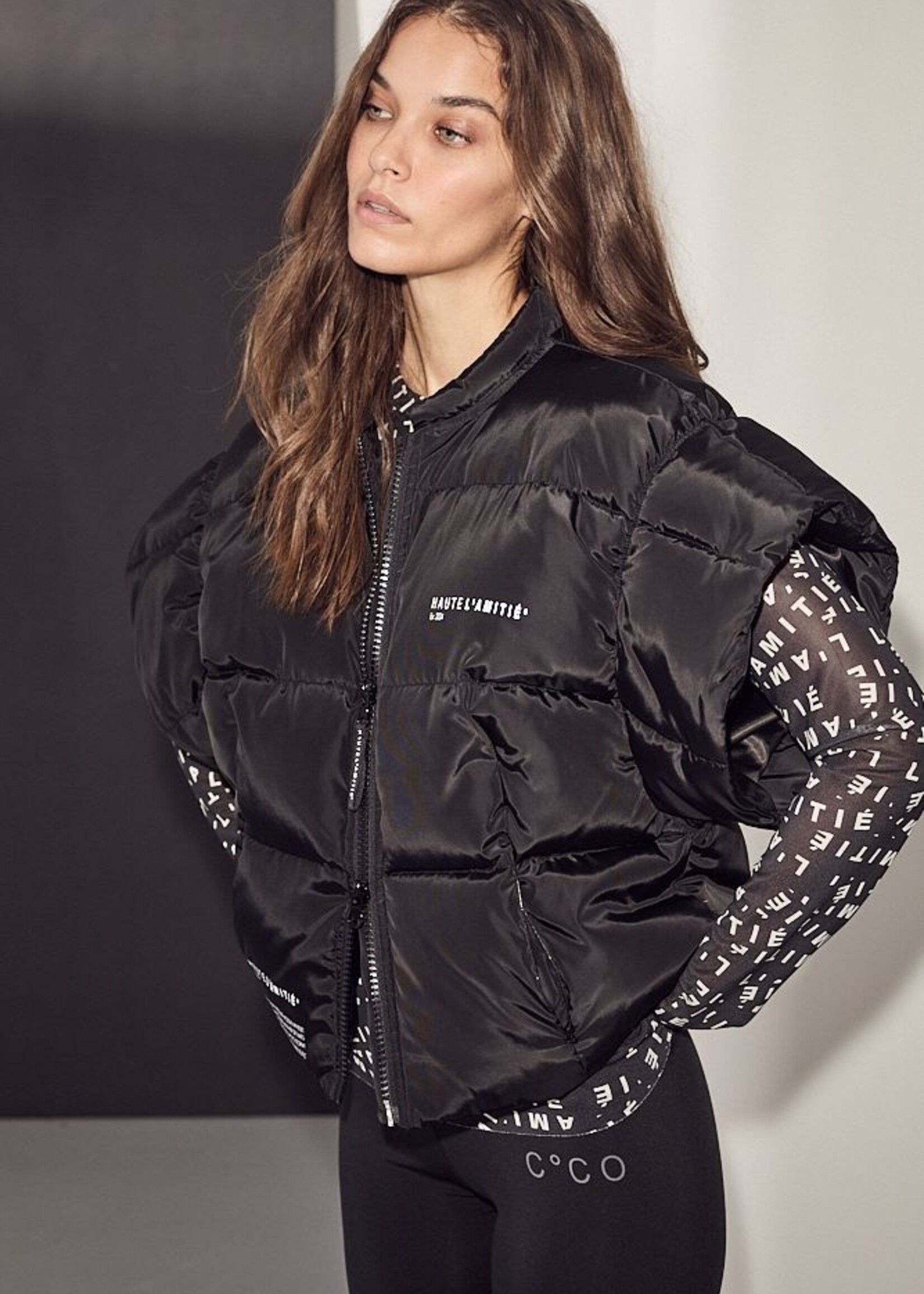 Haute L'Amitié Mount Puffer Vest - Black