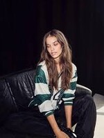 Haute L'Amitié Haute 24 Stripe Blouse - Sporty Green/ Pearl