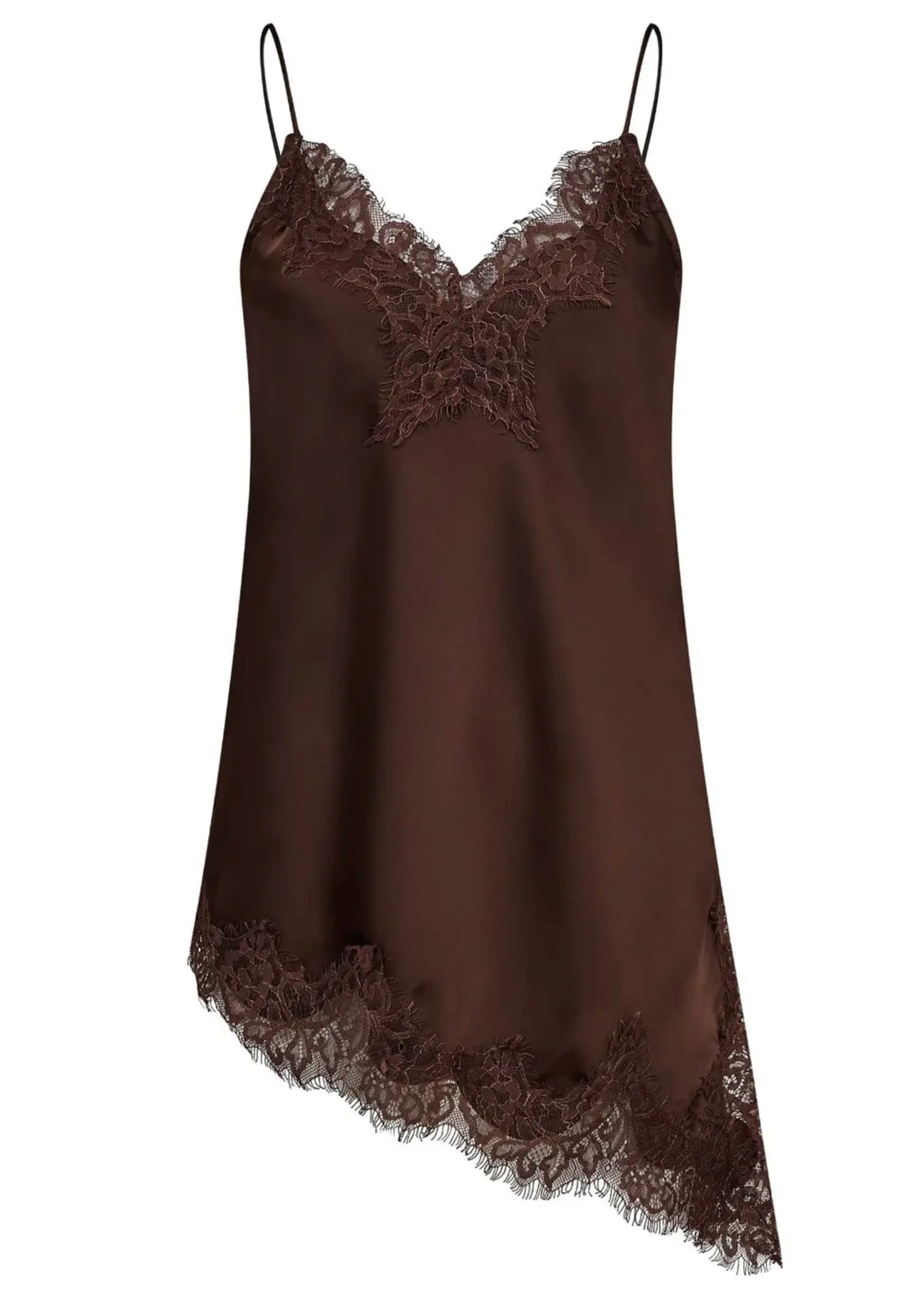 Haute L'Amitié Naomie Asym Lingerie Top - Mocca