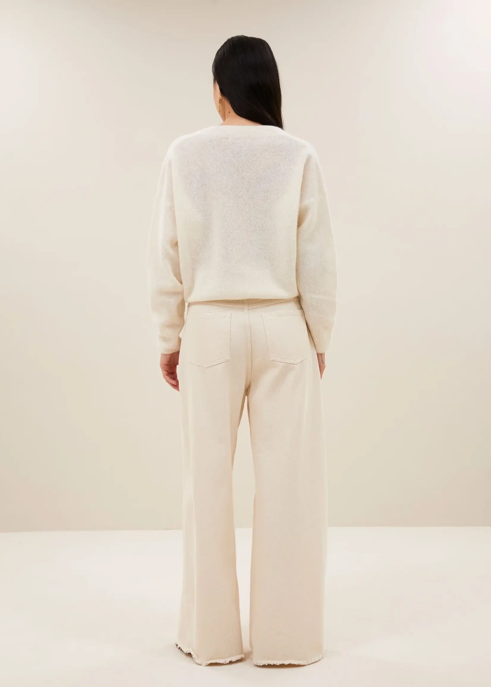 By-Bar Isja Fine Pullover - Off White
