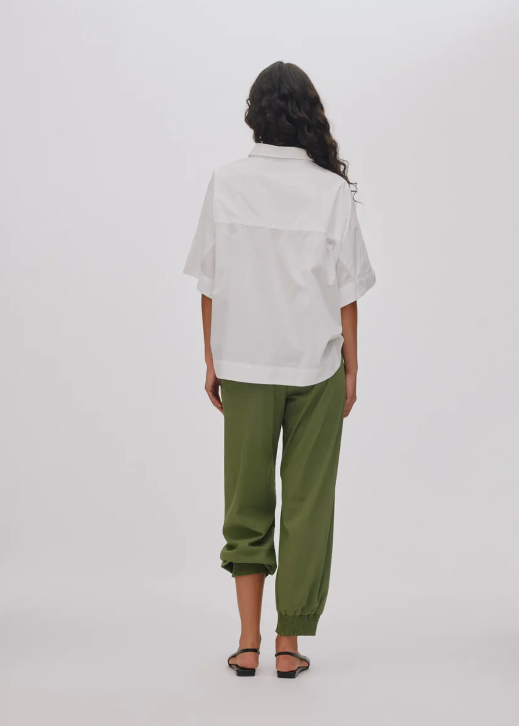 Rabens Saloner BERTE Poplin Shirt - White